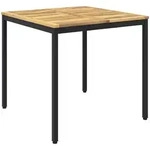 Gartentisch Wei&szlig; Und Schwarz 80 X 80,5 X 75 Cm Vidaxl
