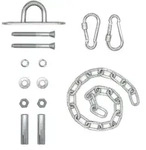 No Brand - 230kg H&auml;ngesessel Kette Mit Deckenhaken - 66cm Aufh&auml;ngung F&uuml;r Boxsack