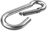 4915084 Karabinerhaken Edelstahl A2 8 Mm X 80 Mm 6 St. - D&ouml;rner+helmer