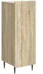 Vidaxl Sideboard Sonoma Oak 34.5 X 33 X 92 Cm Engineered Wood