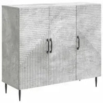 Vidaxl Sideboard Concrete Grey 89 X 34.5 X 80 Cm Engineered Wood