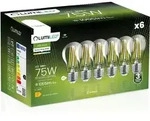 6x Led-lampe E27 A60 8w = 75w 1055lm 4000k Neutralwei&szlig; 360&deg; Leuchtstoffr&ouml;hre
