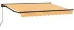 Manuell Einziehbare Markise Sand 4,5 X 3,5 M Vidaxl