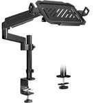 Monitorarm Mit Laptop Halterung F&uuml;r 17-32 Zoll Bildschirme & 12-17 Zoll...