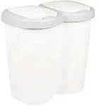 M&uuml;lltonne Wei&szlig; 49,5 X 30 X 46,5 Cm Pp Vidaxl