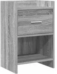 Nachttische Grau Sonoma 40 X 30 X 60 Cm Holzwerkstoff Vidaxl