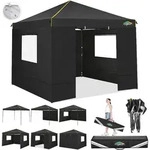Cobizi Pavillon 3x3 Wasserdicht Stabil Uv 50+ Partyzelt Schwarz