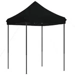 Partyzelt 200 X 200 X 306 Cm Schwarz Oxford-stoff Vidaxl
