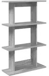 Wandregal Wandhalterung Grau Sonoma 56 X 20 X 90 Cm Vidaxl