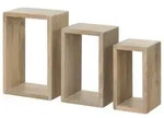 Wandregal Mango 45x20x30 Wei&szlig; Lackiert Toronto 342