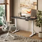 H&ouml;henverstellbarer Elektrischer Schreibtisch Elevate, Wei&szlig;/anthrazit, 120 X 70 Cm 2