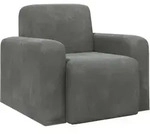 Vidaxl Armchair Dark Grey Velvet