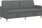 Sofa Mit Stauraum Dunkelgrau 192 X 78 X 87 Cm Polyester Vidaxl