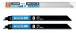 S&auml;bels&auml;gebl&auml;tter Hartmetall 300mm 8 Tpi F&uuml;r Stahl & Gusseisen, 2 St&uuml;ck