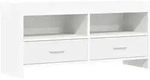 Vidaxl Tv Cabinet 100 X 33 X 47 Cm White Engineered Wood