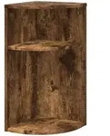 Beistelltisch Ger&auml;ucherte Eiche 29,6 X 29,6 X 60 Cm Vidaxl
