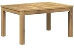 Couchtisch Wei&szlig; 50 X 68,5 X 36 Cm Massivholz Akazie Vidaxl