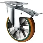 Cascoo Lenkrolle Mit Totalfeststeller &Oslash; 200 Mm Serie Bay5 Doppelkugellager...