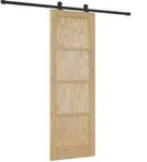 Vidaxl Sliding Door Orkdal 73.5 X 211 Cm Solid Pine Wood Natural