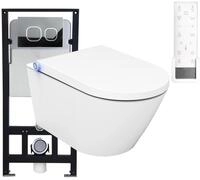 Wc-komplettpaket 16 Bernstein Dusch-wc Pro+ 1102 Wei&szlig; Gl&auml;nzend Mit...