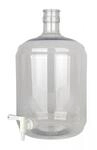 Weinballon, Glasballon - Pet 12 Liter Mit Hahn 5/16-7/16