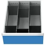 Schubladeneinteilung R 18-24 Mit Metalleinteilung F&uuml;r Front 200 Mm Ma&szlig;e In Mm