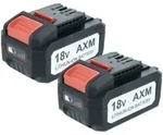 Extensilo 2x Akku Kompatibel Mit Flex Lithium Power 18v F&uuml;r Werkzeug (5000...