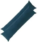Kissenbezug 2 Pcs Heerlen Blau 40 X 145 Cm Samt Vidaxl