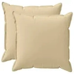 Kissenbezug 2 Stk. Houten Beige 65 X 65 Cm Polyester Vidaxl