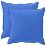 Kissenbezug 2 Stk. Houten K&ouml;nigsblau 70 X 70 Cm Polyester Vidaxl