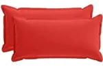 Kissenbezug 2 Stk. Houten Rot 40 X 80 Cm Polyester Vidaxl