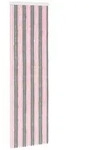 Insektenschutzvorhang Chenille Silber Grau Und Rosa 56 X 185 Cm Vidaxl