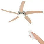 Deckenventilator Mit Licht Und Fernbedienung &Oslash; 130 Cm Sonoma Vidaxl