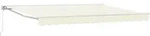 Manuell Einziehbare Markise Creme 5 X 3 M Vidaxl