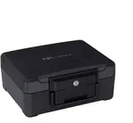 Safe / Tresor Safe Compact Slim 6 L Feuer- Wasserfest Kunststoff Schwarz Hjh Office