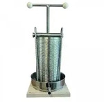 Obstpresse, Weinpresse, Apfelpresse - Maxi, 5 L Mit Edelstahl Doppelkorb