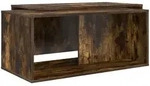 Vidaxl Coffee Table Set 2 Pcs Smoked Oak 90 X 48 X 40 Cm