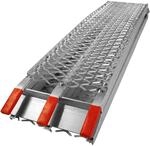 Wiltec - Auffahrrampe 226 Cm 340 Kg F&uuml;r Atv Motorrad Quad, Aluminium Auffahrschiene