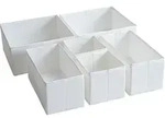 Schubladen Organizer 6er-set Wei&szlig;, Strapazierf&auml;hig, Waschbar, Mit...