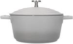 Masterclass Leichte Kasserolle Mit Deckel, Aluminium, Grau Ombiert, 2,5 Liter (rund)