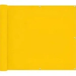 Balkonsichtschutz 100 X 800 Cm Oxford-stoff Rechteckig Gelb Vidaxl
