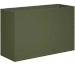 Garten-pflanzgef&auml;&szlig; Olivgr&uuml;n 80 X 30 X 40 Cm Kaltgewalzter Stahl Vidaxl