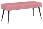 Bank Mit Knopfheftung Rosa 80 X 40 X 46 Cm Samt Vidaxl