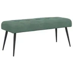 Bank Mit Knopfheftung Meergr&uuml;n 110 X 40 X 46 Cm Samt Vidaxl