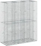 Gabionen-hochbeet 2 Stk. 130 X 50 X 150 Cm Verzinkter Stahl Vidaxl