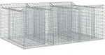 Vidaxl Gabion Raised Bed 150 X 100 X 60 Cm Galvanised Steel Silver
