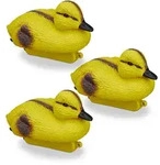 6 X Teichente, Entenk&uuml;ken, Schwimmende Baby-enten, Kunststoff, Wetterfest,