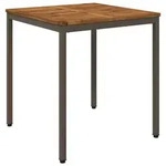 Gartentisch Natur Und Kaffee 70 X 68,5 X 75 Cm Vidaxl