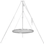 Bbq-toro Dreibein Schwenkgrill Mit &Oslash; 80 Cm Grillrost, Verzinktes Eisen,