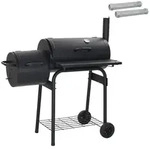 Outdoor Grill 103 X 60 X 113 Cm Stahl Schwarz Vidaxl